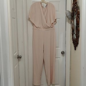 NWT Alfani pink jumpsuit plus size 16